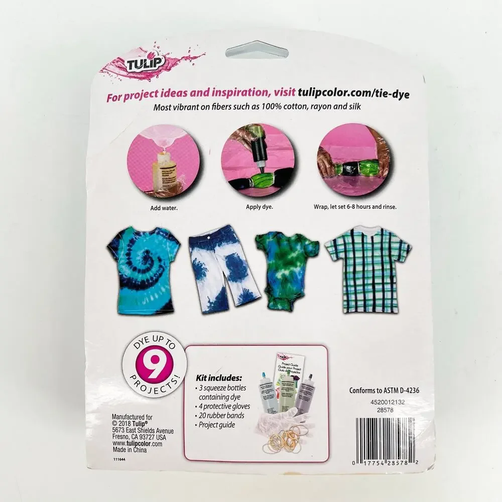Tie Dye kit 4 colors New in Package